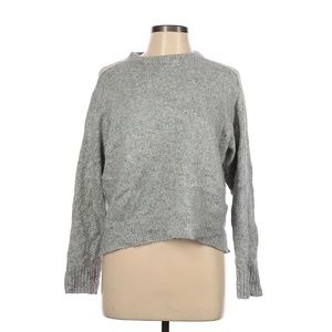 LAST CHANCE! ♻J.Crew Gray Cropped Fuzzy Pullover Sweater